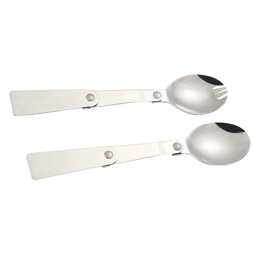 Multifunctional Outdoor Tableware Foldable Utensils Convenient Spoon