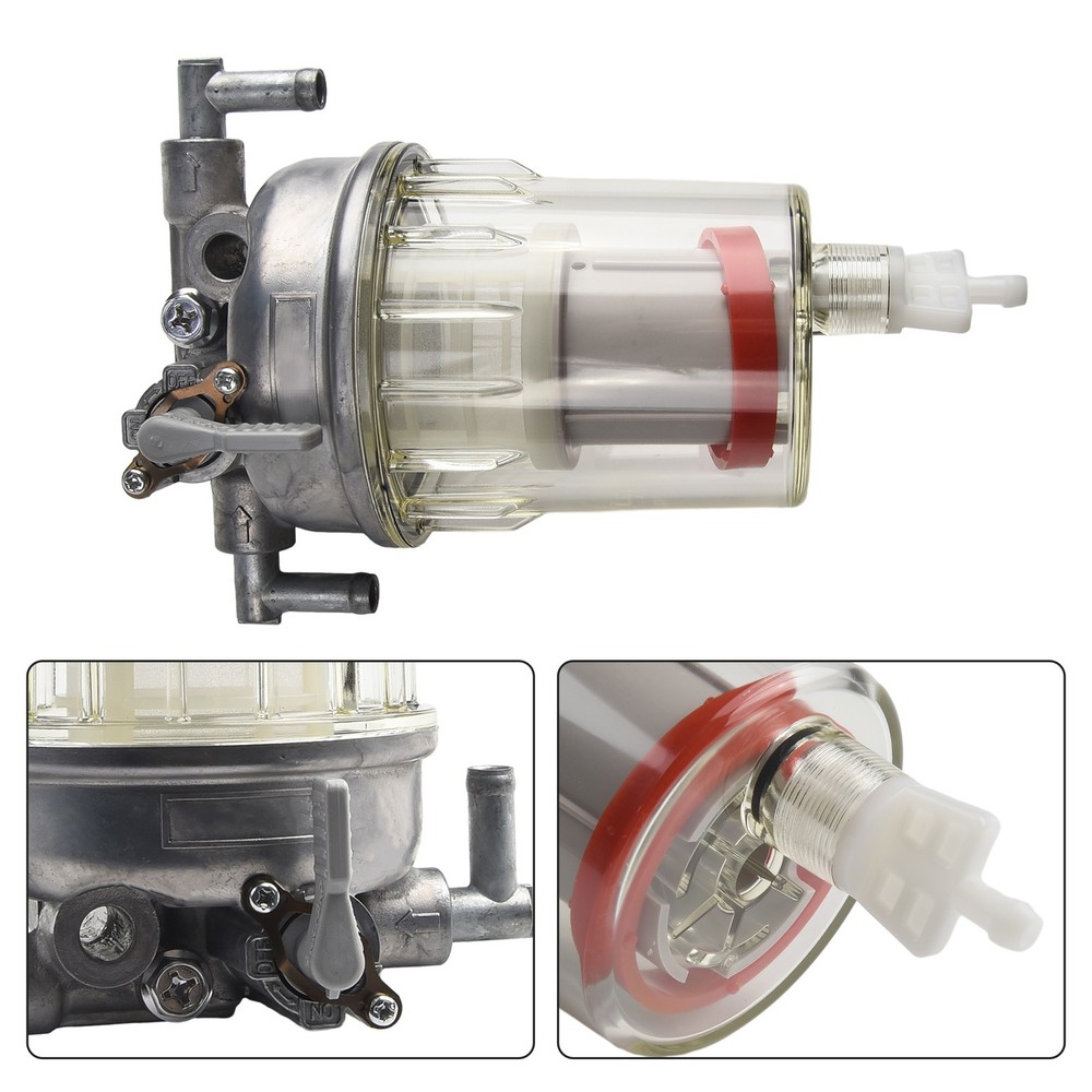 Fuel Water Separator Aluminium Base Replacement For Excavator Separator