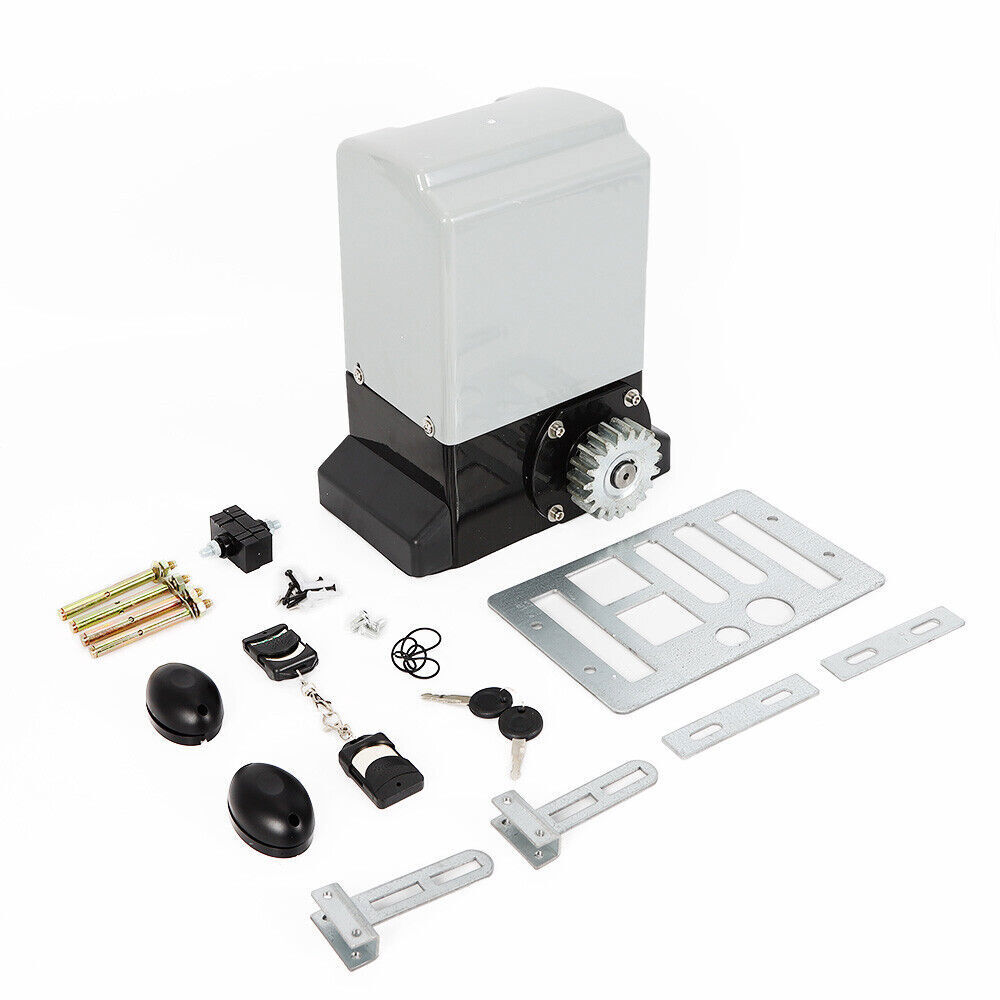 1400LBS Electric Automatic Sliding Gate Opener Door Operator&Remote Control 370W