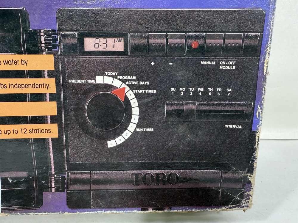 Toro Expander Automatic Sprinkler Timer 4 Station Dual Program NOS