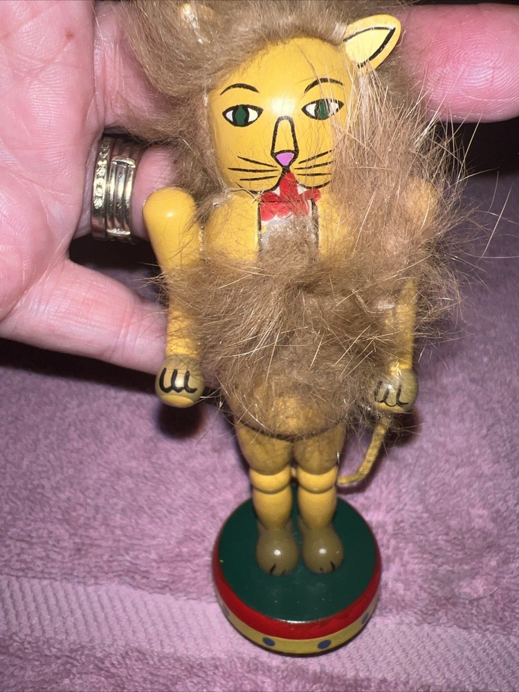 Nutcracker Village Lion Nutcracker Christmas Ornament 1998