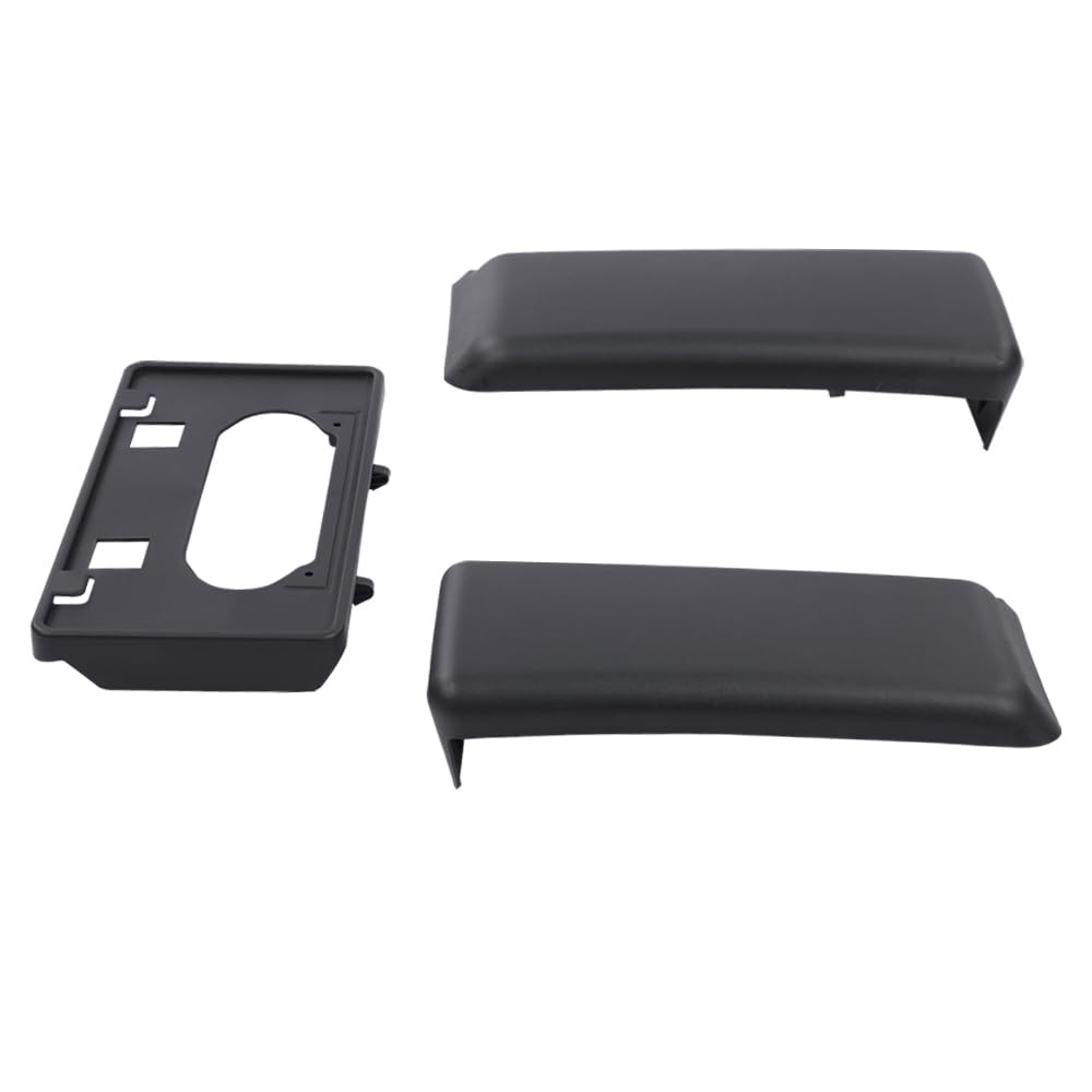 Front Bumper Guards Pads & License Plate Frame Bracket Compatible with Ford F...