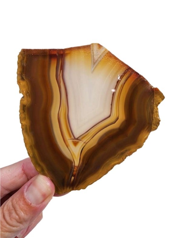 Agate Natural Slab 76.2 grams.