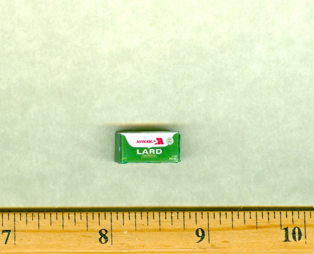Dollhouse MINIATURE Size LARD box