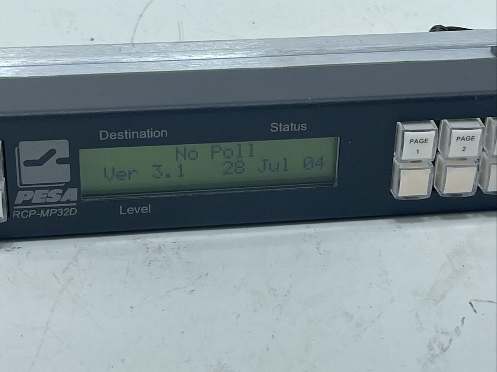 PESA RCP-MP32D 32 Position Multi Programmable Control Panel￼