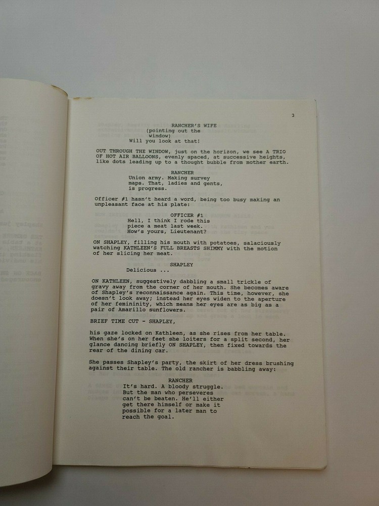 THE RED RIVER GANG / Michael Angeli 1991 Unproduced Screenplay, First Draft