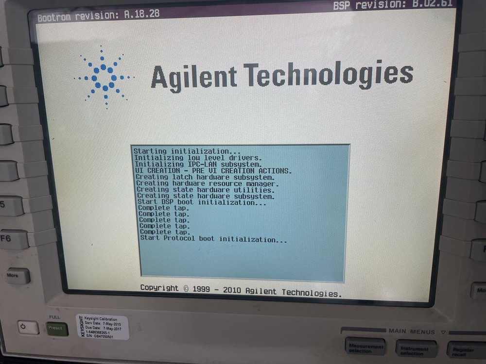 AGILENT 8960 WIRELESS COMMUNICATIONS TEST SET E5515C