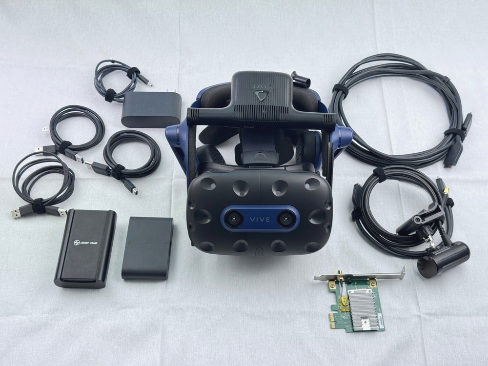 HTC VIVE Pro 2 Virtual Reality Headset w/ Wireless Adapter Kit