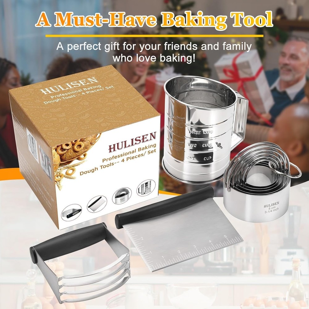 Essential Stainless Steel Baking Tools Collection
