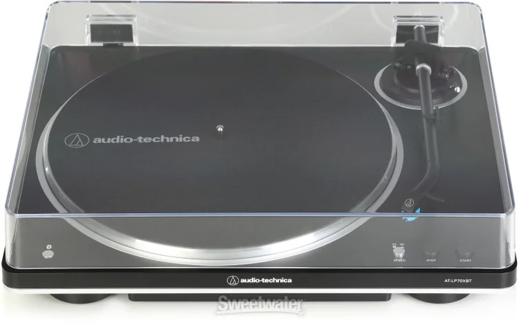 Audio-Technica AT-LP70XBT Turntable with Bluetooth - Black/Silver