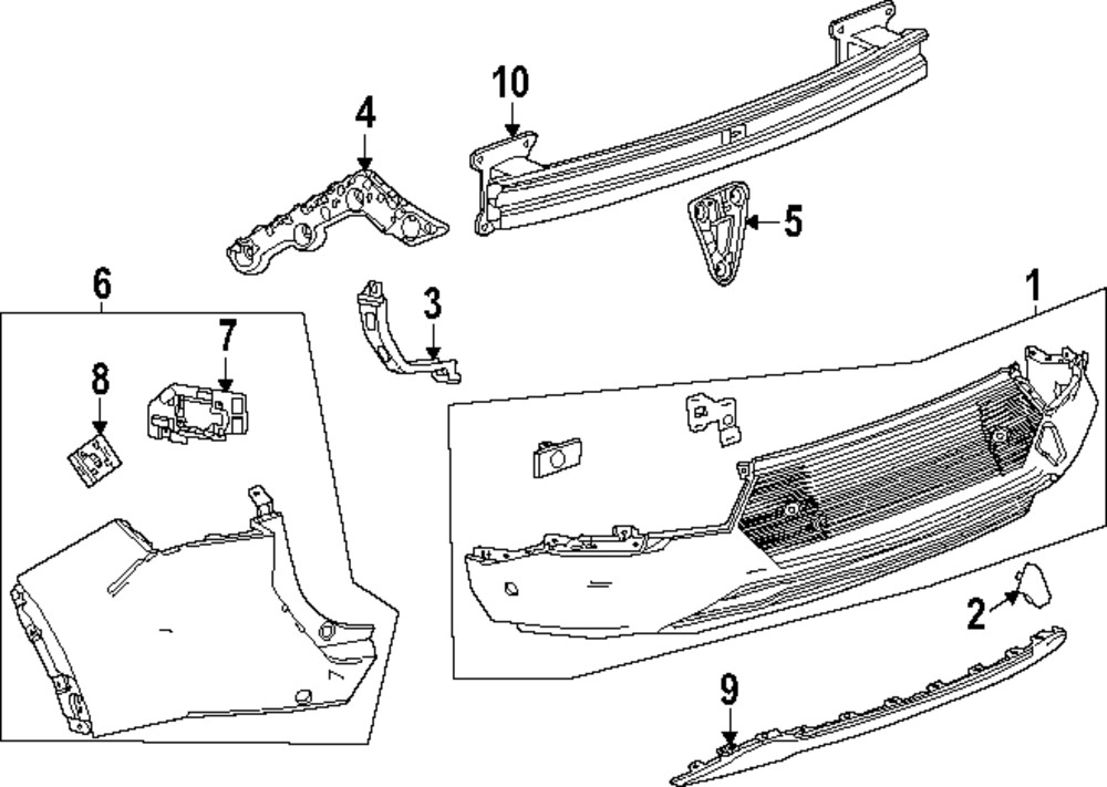 Genuine GM Valance Panel 85047707