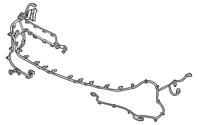 Genuine GM Front Object Alarm Sensor Wiring Harness 84813516