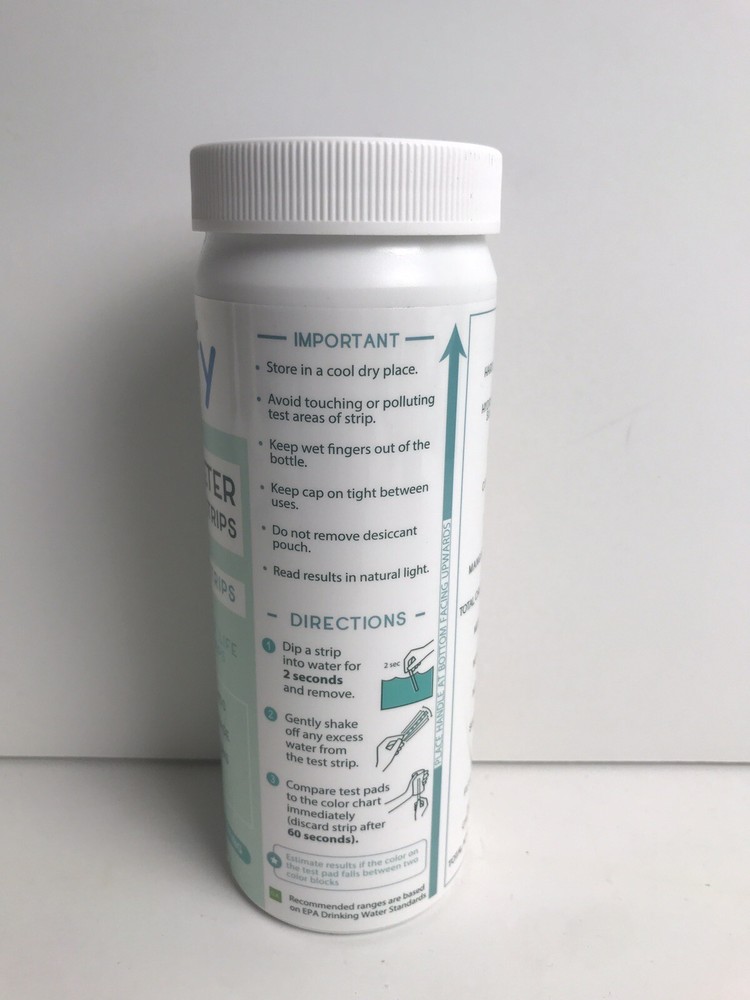 VARIFY Water Test Strips. 16 Parameter, 100 Strips. New Out Of Box Unopened.