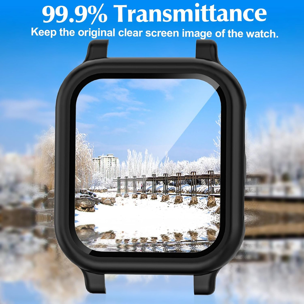 2 Pack Gabb Watch 3/3E Accessories - Protective Case with Built-In Tempered Glas