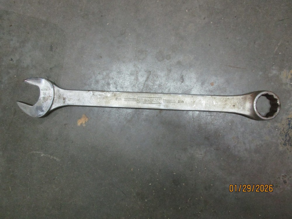 Williams 2-1/8" USA Combination Wrench Model 1192