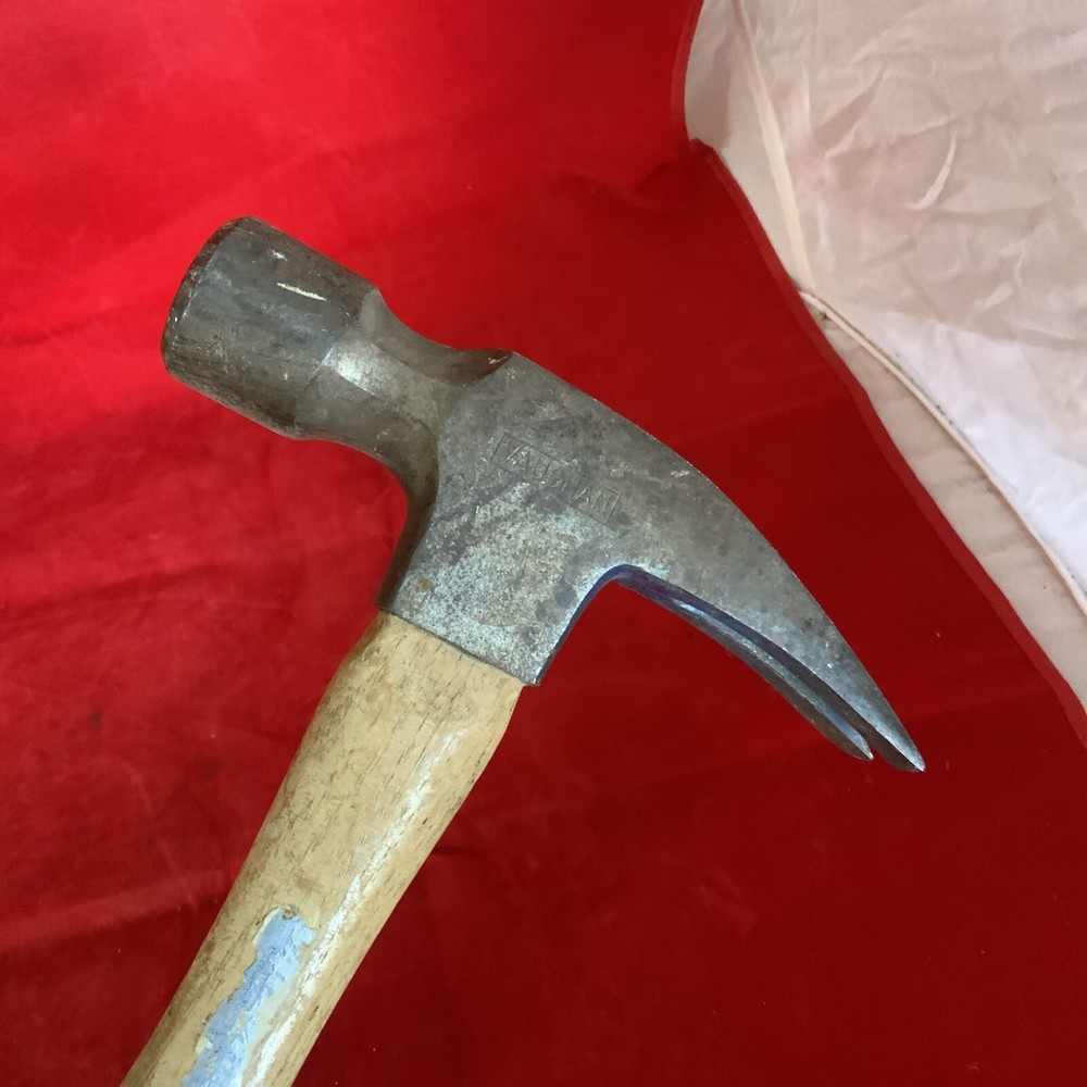 Vaughan Framing Hammer 28oz Hickory Handle Straight Claw Excellent