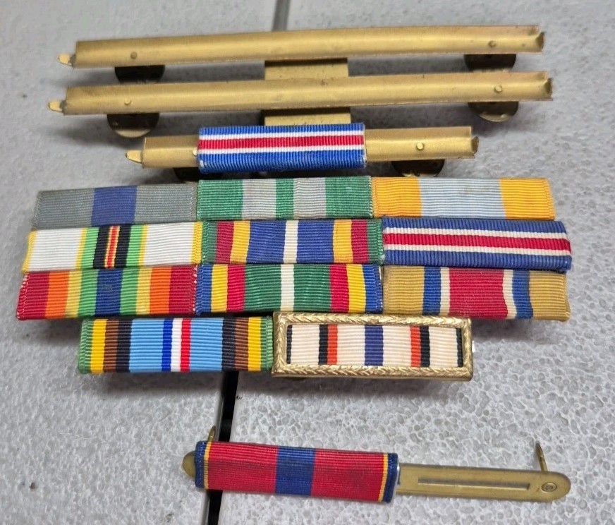 Original WW2 Bar Ribbons Lot