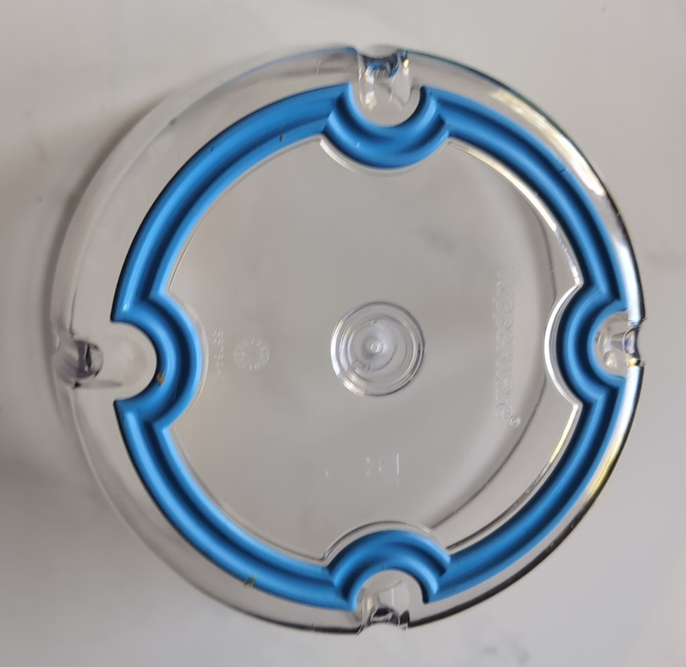 Tupperware Quick Chef Pro System Manual Food Processor #5578B-1 BLUE