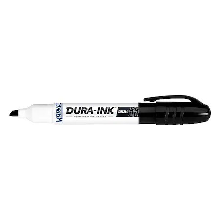 Markal 96529 Permanent Marker, Chisel Tip, Black