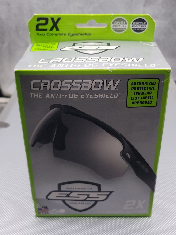 ESS Crossbow 2X Dual-Eyeshield Retail Kit - black