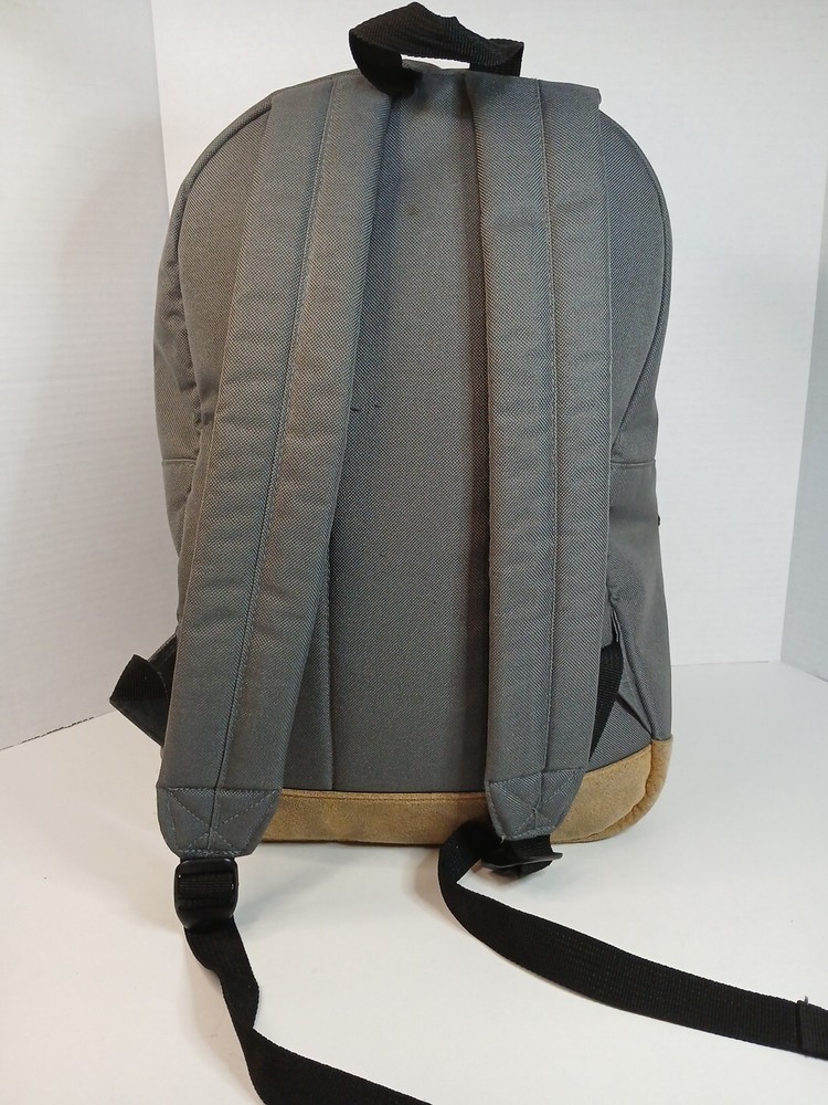 Dome Backpack Gray Headphone Jack Striped Inside Unisex