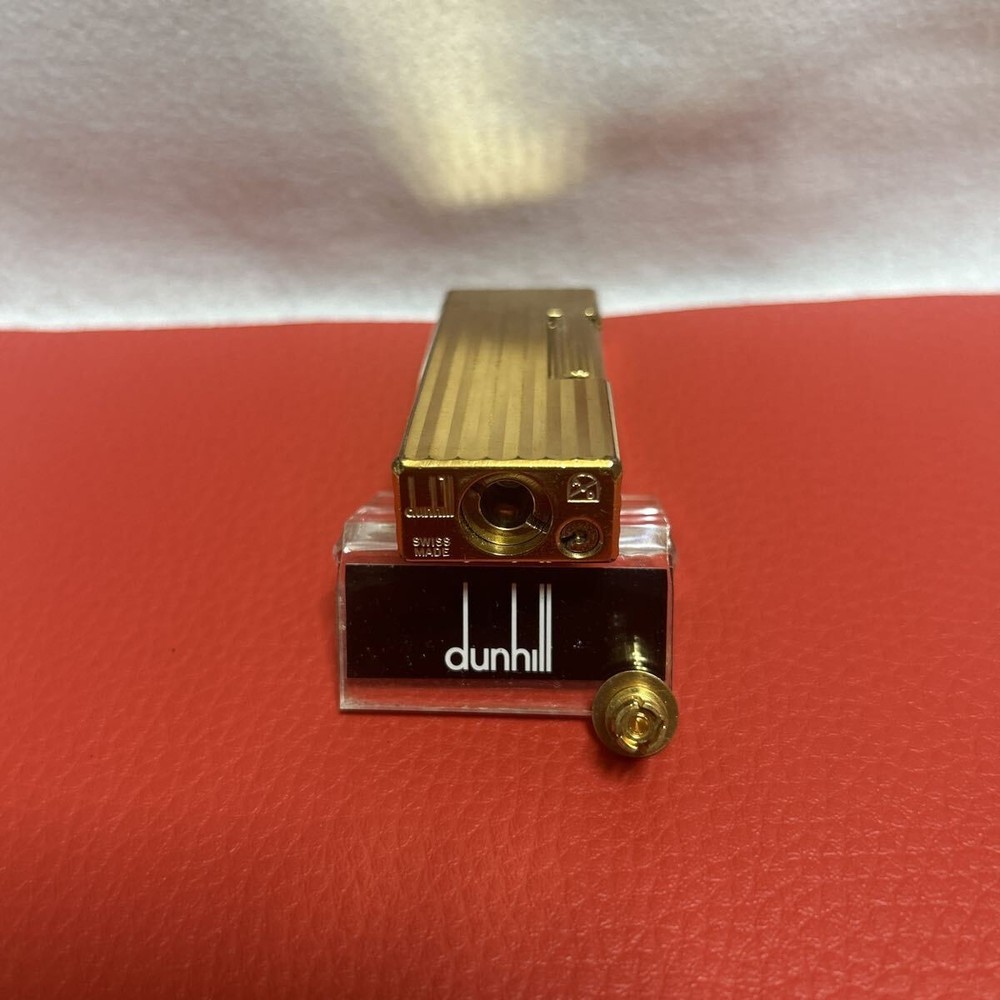 Overhauled Dunhill Rollagas lighter Gold without box