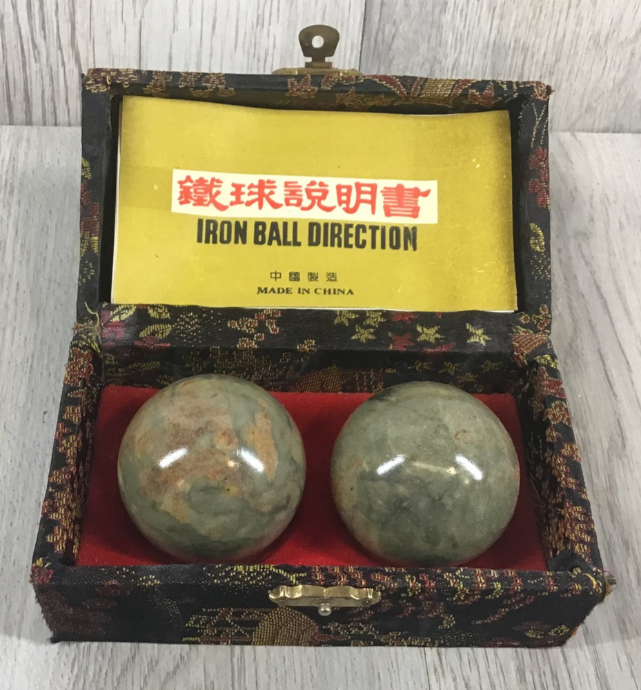 Vintage Baoding Iron Ball Set Made in China