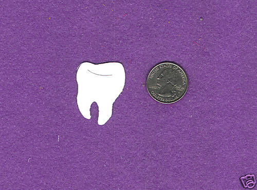 TOOTH  thin die scrapbook cardscuts