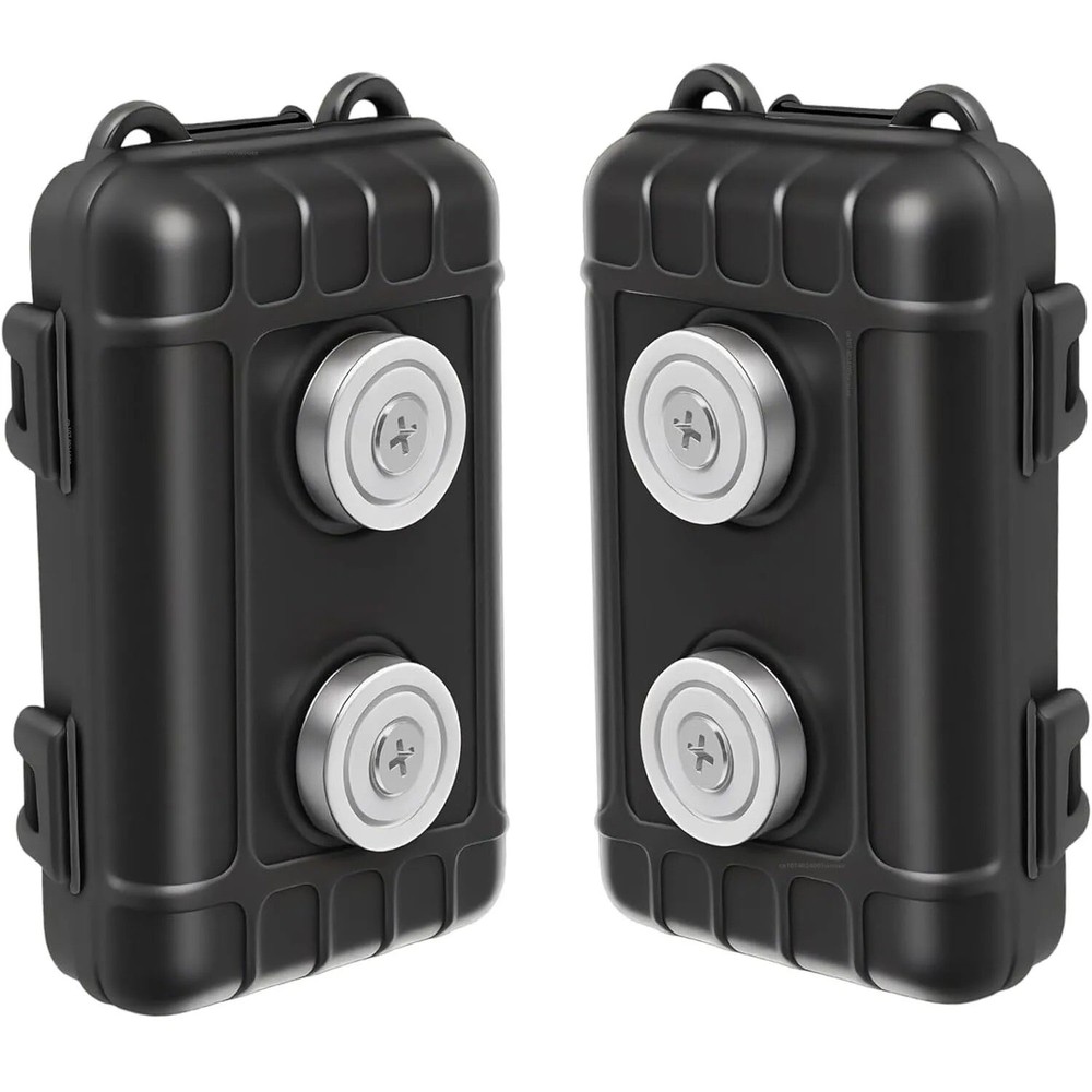 Mini Magnetic Key Holder Under Car Hide Key Box Waterproof Rustproof
