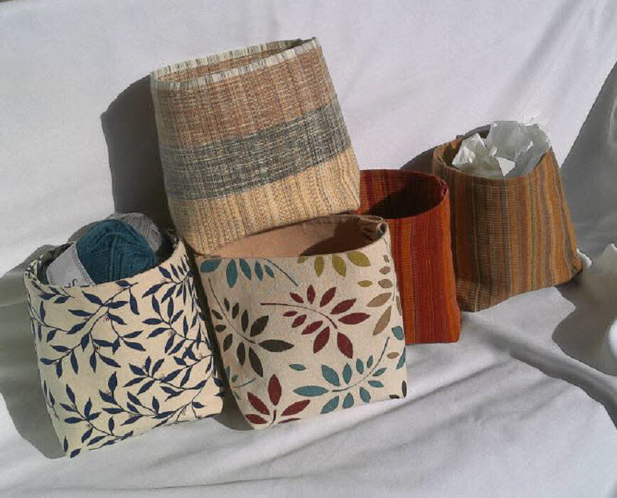 Handcrafted ~ Project Baskets / Project Bag / Knitting / Crochet / Storage