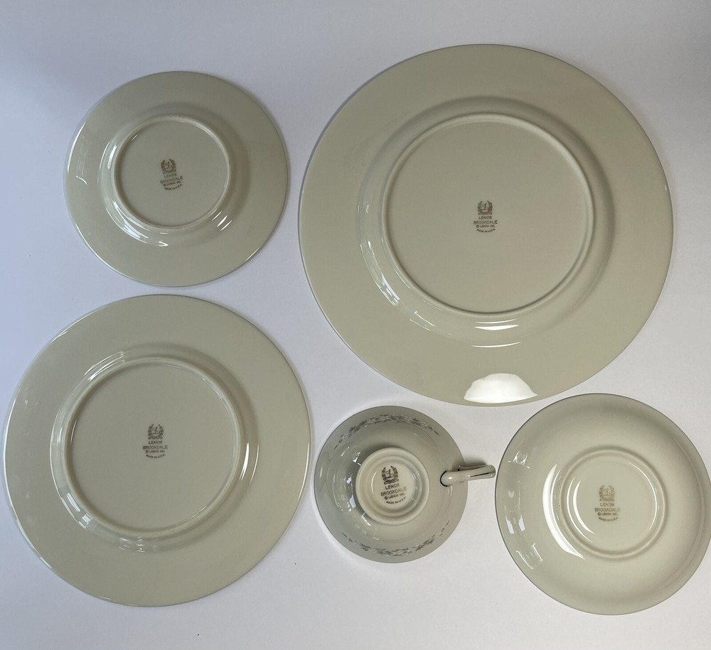 Lenox Brookdale 5-Piece Place Setting with Platinum Trim