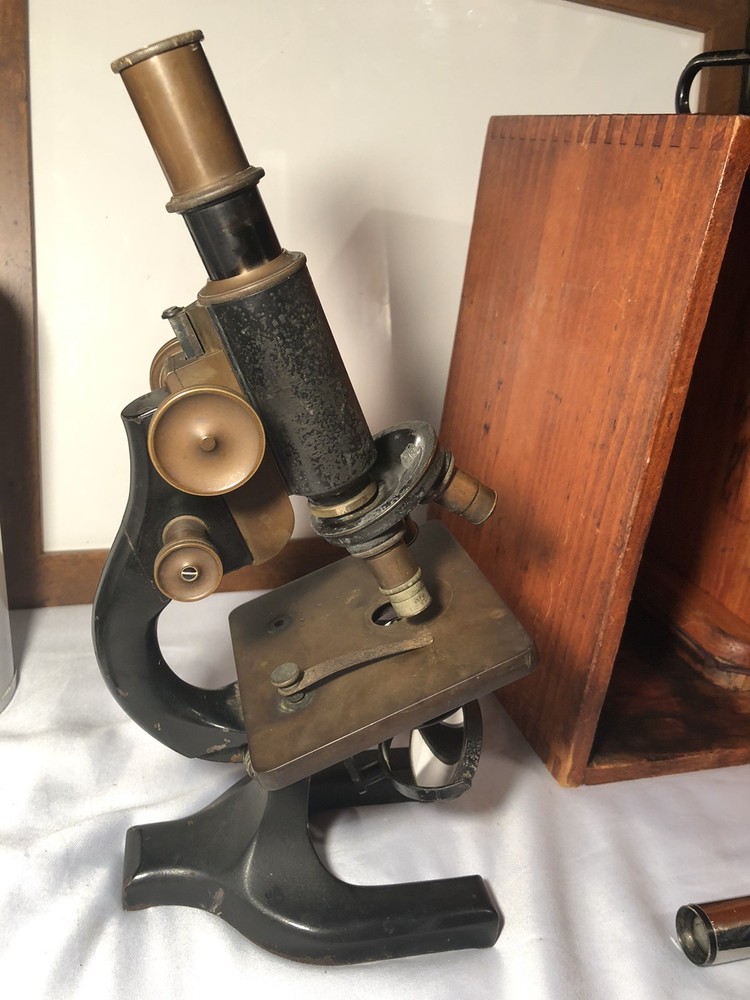 Vintage Spencer Buffalo Microscope With Case