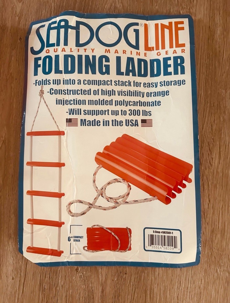 SEADOG 5-Step Boat Folding Ladder