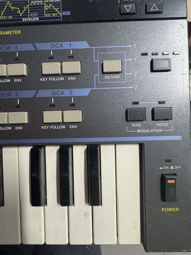 Casio CZ-101 Vintage Synth + First Act Keyboard Bundle – Untested/Working