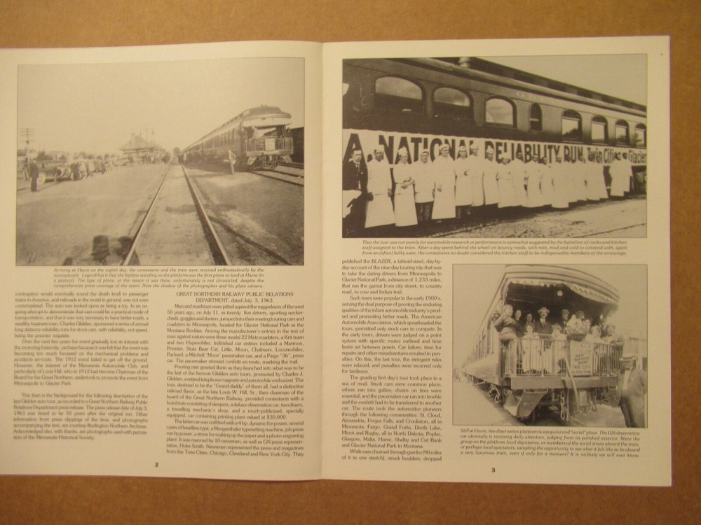Great Northern Reference Sheet 192 Glidden Reliability Trial
