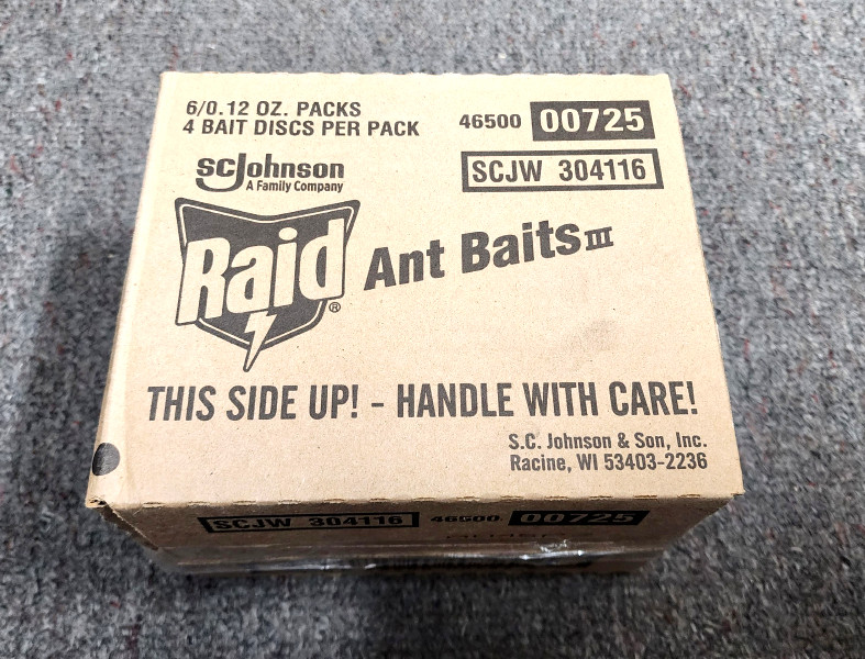 6 pack case of Raid Ant Baits III, Indoor Ant Killer (24 total baits)