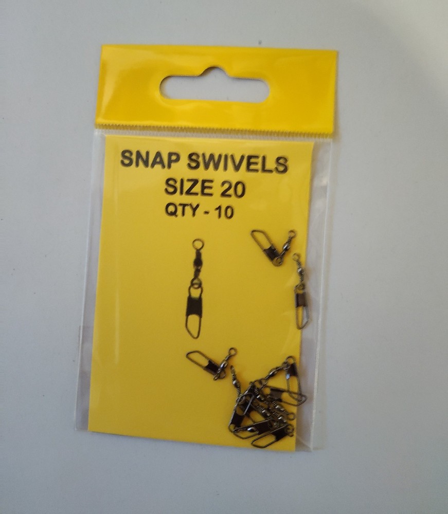 Snap Swivels Pack of 10, Size 20