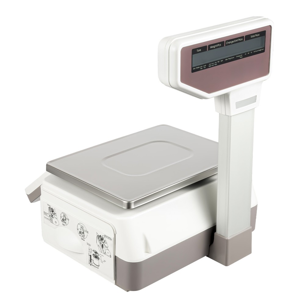 Commercial Digital Price Computing Scale with Thermal Label Printer Supermarket