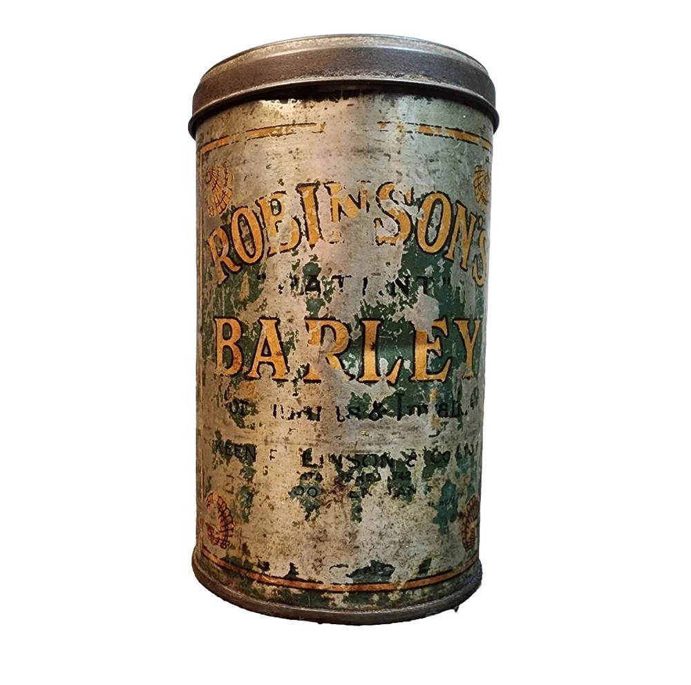 Antique Robinson’s Patent Barley Infant, Empty!