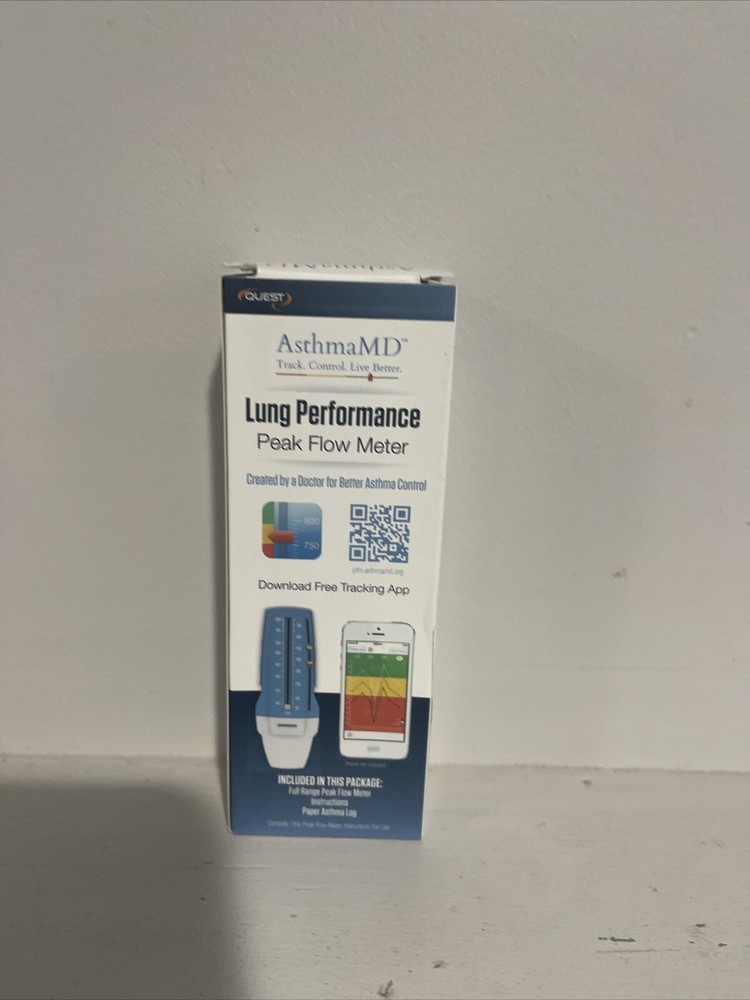 QUEST ASTHMA MD LUNG PERFORMANCE PEAK FLOW METER FREE SHIPPING
