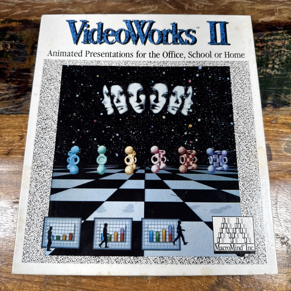 Macromind VideoWorks 2 Vintage Macintosh Software 1980s Retro Programing
