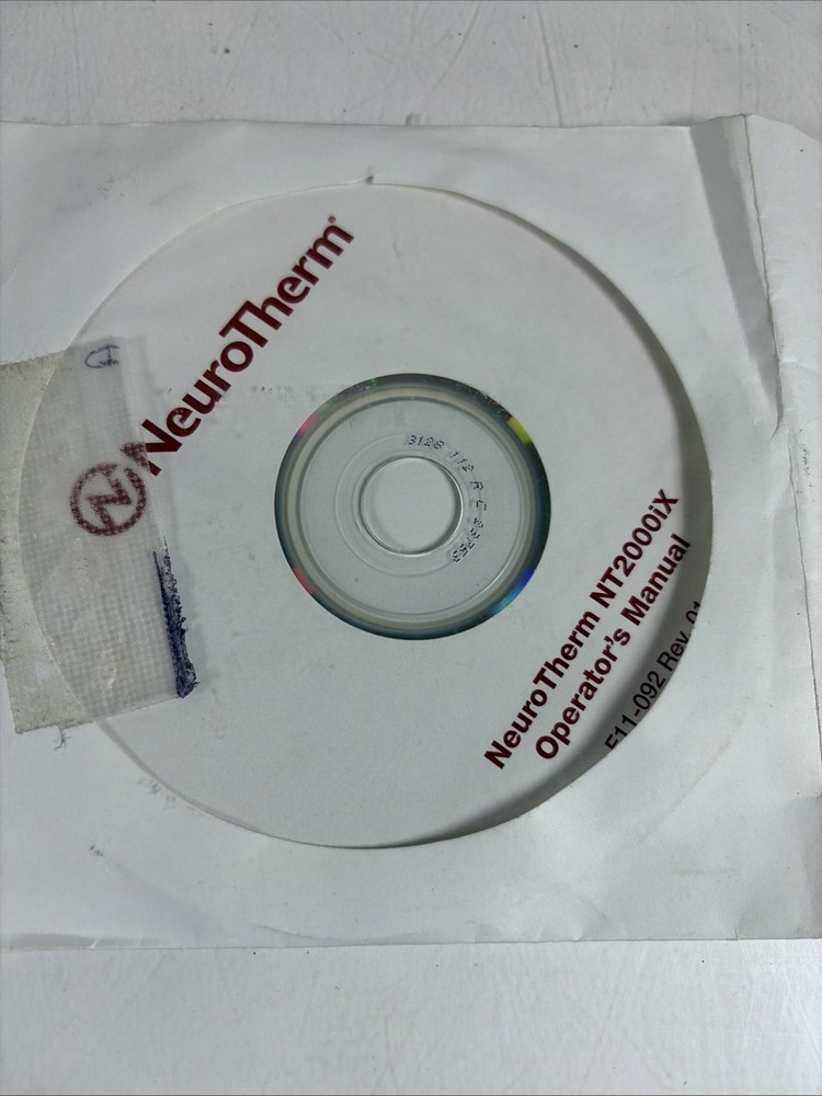 NeuroTherm NT2000iX Radiofrequency Generator Operators Manual Disc