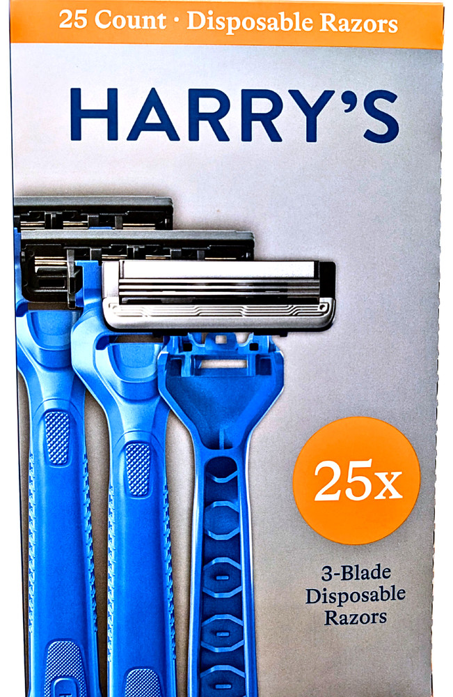 Harry's 3-Blade Disposable Razor 25 Count
