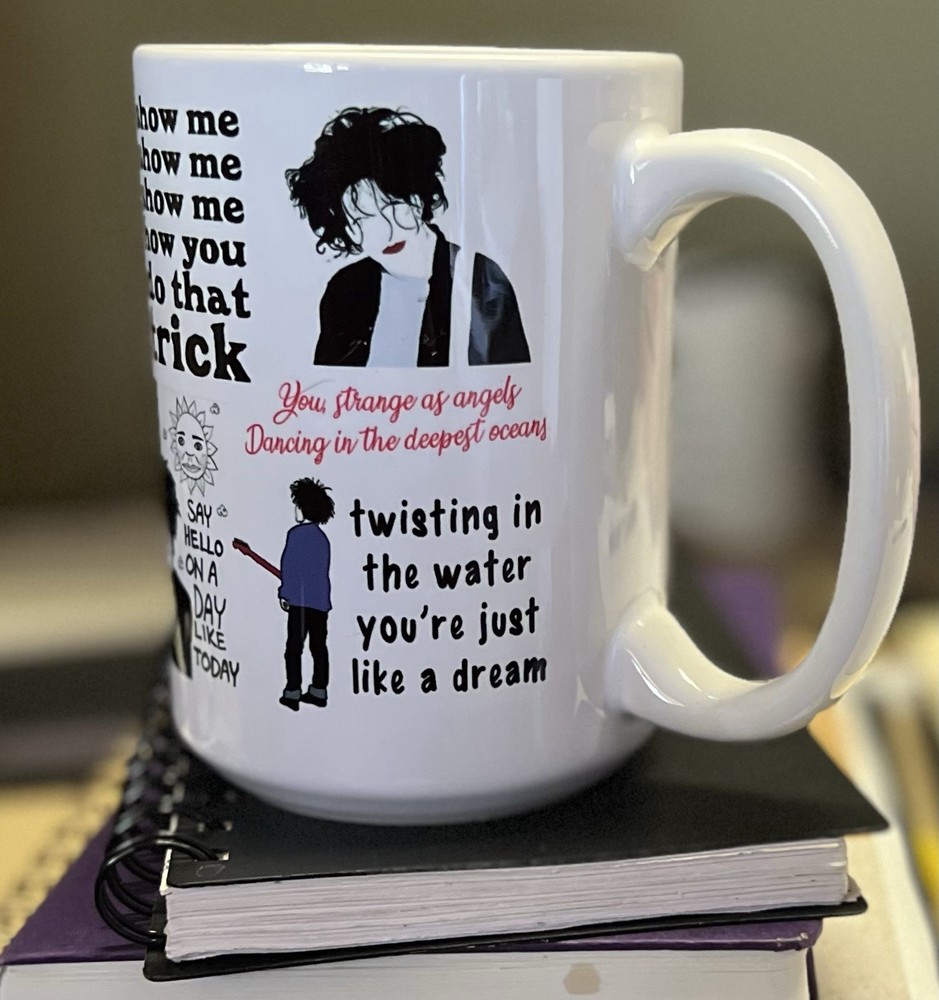 The Cure Mug - Robert Smith Unique