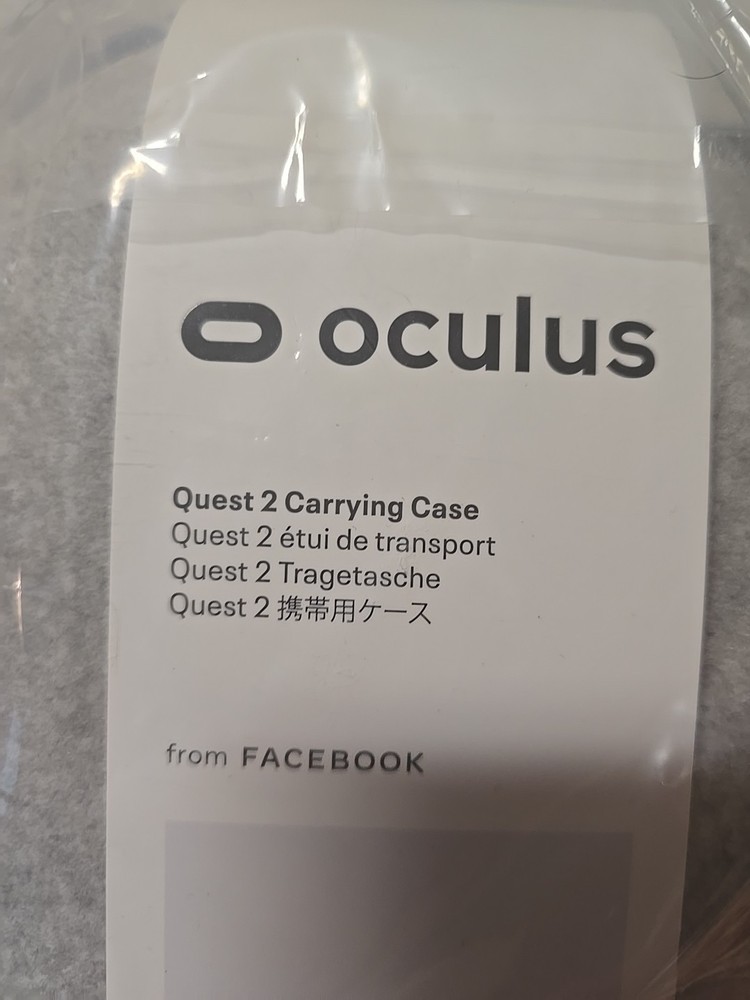 Meta Oculus Quest 2 Carrying Case NEW SEALED HANDLE FACEBOOK