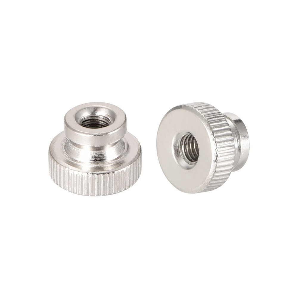 20pcs Knurled Thumb Nuts M4x0.7mm Iron Round Knobs Fasteners for 3D Printer