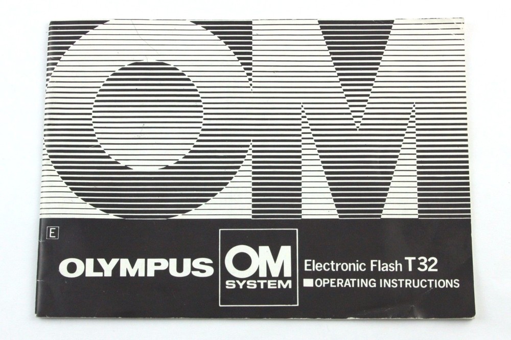 Olympus OM System T32 Electronic Flash Original User Instruction Manual
