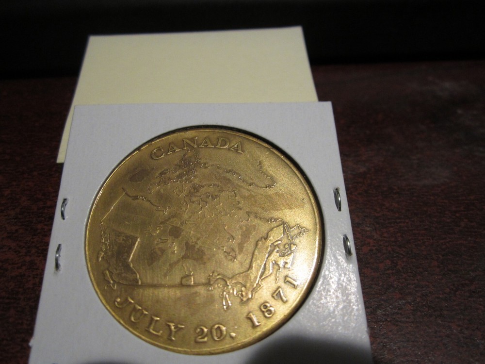 1971 - BC Centennial - Canada Commemorative Trade Dollar