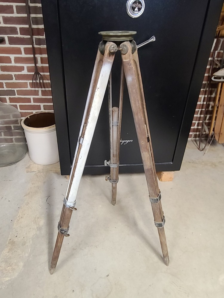 Vintage Brunson Transit Survey Tripod