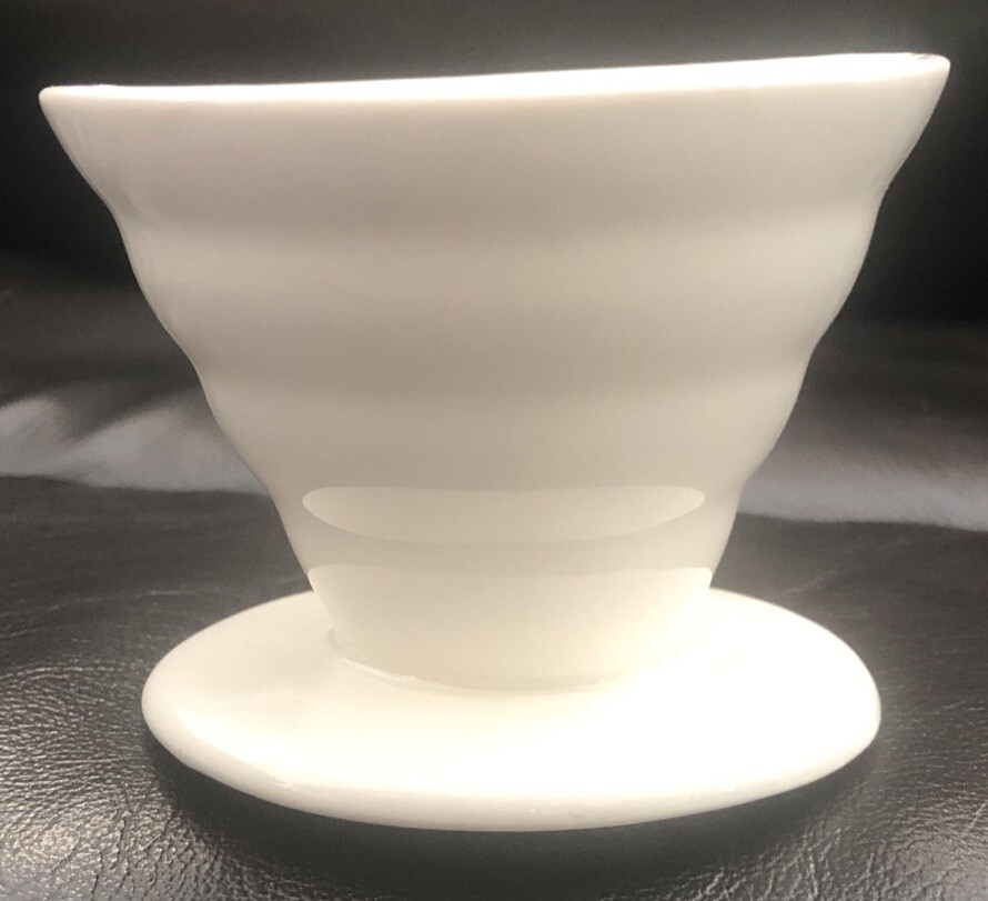 Ceramic Coffee Dripper Classic White Quick Easy Brew